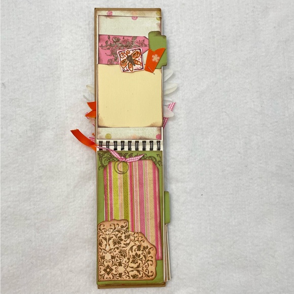 Handmade Spring Memories Gratitude Journal Chipboard Mini Book Album Scrapbook - Picture 4 of 10